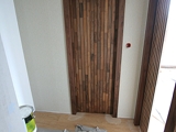 Drzwi drewniane z Orzecha Amerykańskiego. Realizacja w Zielonej Górze. Zdjęcie nr: 16