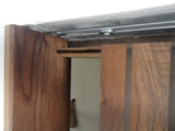 Drzwi drewniane z Orzecha Amerykańskiego. Realizacja w Zielonej Górze. Zdjęcie nr: 7