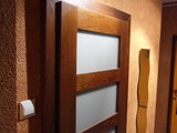 Drzwi drewniane z płycinami. Realizacja w Sulechowie. Zdjęcie nr: 10