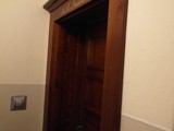 Drzwi drewniane z płycinami. Realizacja w Sulechowie. Zdjęcie nr: 8