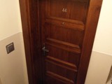 Drzwi drewniane z płycinami. Realizacja w Sulechowie. Zdjęcie nr: 4