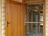 Drzwi drewniane dębowe. Realizacja w Przełazach. Zdjęcie nr: 3