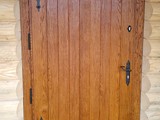 Drzwi drewniane dębowe. Realizacja w Przełazach. Zdjęcie nr: 2