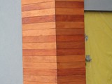 Elewacja drewniana z drewna Garapa. Realizacja w Zielonej Górze. Zdjęcie nr: 36