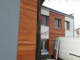 Elewacja drewniana z drewna Garapa. Realizacja w Zielonej Górze. Zdjęcie nr: 22