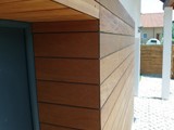 Taras drewniany i elewacja drewniana. Realizacja w Nowym Kieielinie. Zdjęcie nr: 4