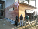 Elewacja drewniana. Realizacja w Cigacicach. Zdjęcie nr: 35