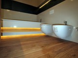 Realizacja łazienki z drewna Dąb szczotkowany, olejowany. Zdjęcie nr: 8