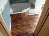 Łazienka w drewnie. Realizacja w Lubrzy. Zdjęcie nr: 24