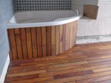 Łazienka w drewnie. Realizacja w Lubrzy. Zdjęcie nr: 23