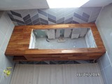 Łazienka w drewnie. Realizacja w Milanówku. Zdjęcie nr: 6