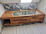 Łazienka w drewnie. Realizacja w Milanówku. Zdjęcie nr: 10