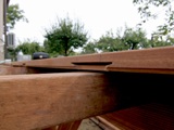 Barierki drewniane i taras drewniany. Realizacja w Cigacicach. Zdjęcie nr: 82