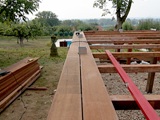 Barierki drewniane i taras drewniany. Realizacja w Cigacicach. Zdjęcie nr: 78