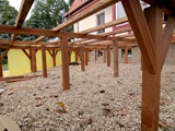 Barierki drewniane i taras drewniany. Realizacja w Cigacicach. Zdjęcie nr: 71