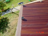 Barierki drewniane i taras drewniany. Realizacja w Cigacicach. Zdjęcie nr: 49