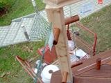 Barierki drewniane i taras drewniany. Realizacja w Cigacicach. Zdjęcie nr: 21