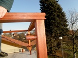 Barierki drewniane i taras drewniany. Realizacja w Cigacicach. Zdjęcie nr: 11