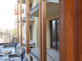 Barierki drewniane. Realizacja w apartamentowcu pod Szrenicą. Zdjęcie nr: 85