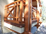 Barierki drewniane. Realizacja w apartamentowcu pod Szrenicą. Zdjęcie nr: 29