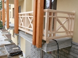 Barierki drewniane. Realizacja w apartamentowcu pod Szrenicą. Zdjęcie nr: 72