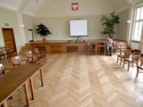 Podłogi drewniane w Rektoracie Uniwersytetu Zielonogórskiego. Zdjęcie nr: 4