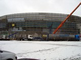 Realizacja parkietów w Cuprum Arena w Lubinie. Zdjęcie nr: 186