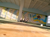 Realizacja parkietów w sali gimnastycznej w Winnicy na Ukrainie. Zdjęcie nr: 39
