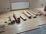 Parkiet drewniany - Dąb szczotkowany. Realizacja podłogi drewnianej w Zielonej Górze. Zdjęcie nr: 70