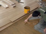 Parkiet drewniany - Dąb szczotkowany. Realizacja podłogi drewnianej w Zielonej Górze. Zdjęcie nr: 49