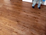 Podłoga drewniana z desek Dąb postarzany. Realizacja w Gorzowie Wlkp. Zdjęcie nr: 23