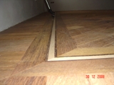 Parkiet drewniany. Realizacja podłogi drewnianej w Skibicach. Zdjęcie nr: 66