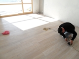 Podłoga drewniana - Dąb bielony. Realizacja w Warszawie. Zdjęcie nr: 12