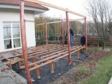 Budowa nowego tarasu drewnianego. Realizacja w Zielonej Górze. Zdjęcie nr: 49