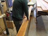 Produkcja desek tarasowych i elewacji drewnianej na warsztacie. Zdjęcie nr: 1