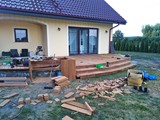 Taras drewniany, balkon i przepierzenia. Realizacja w Starym Kurowie. Zdjęcie nr: 28