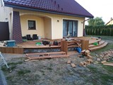 Taras drewniany, balkon i przepierzenia. Realizacja w Starym Kurowie. Zdjęcie nr: 25