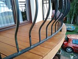 Taras drewniany, balkon i przepierzenia. Realizacja w Starym Kurowie. Zdjęcie nr: 47